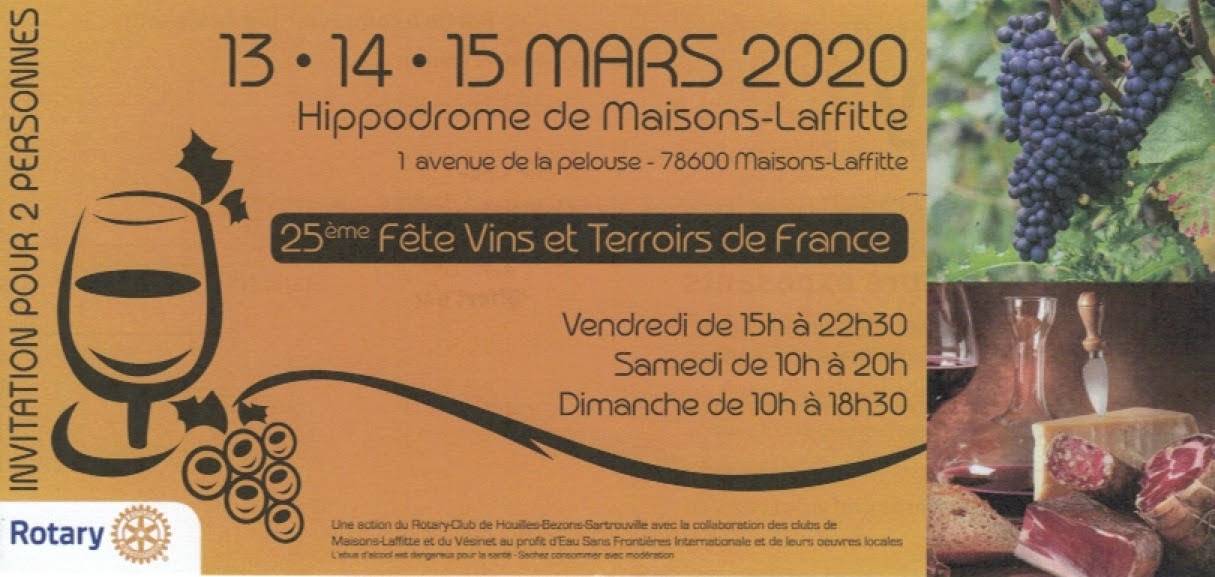 25e fête vins et terroirs de France - Maisons-Laffitte