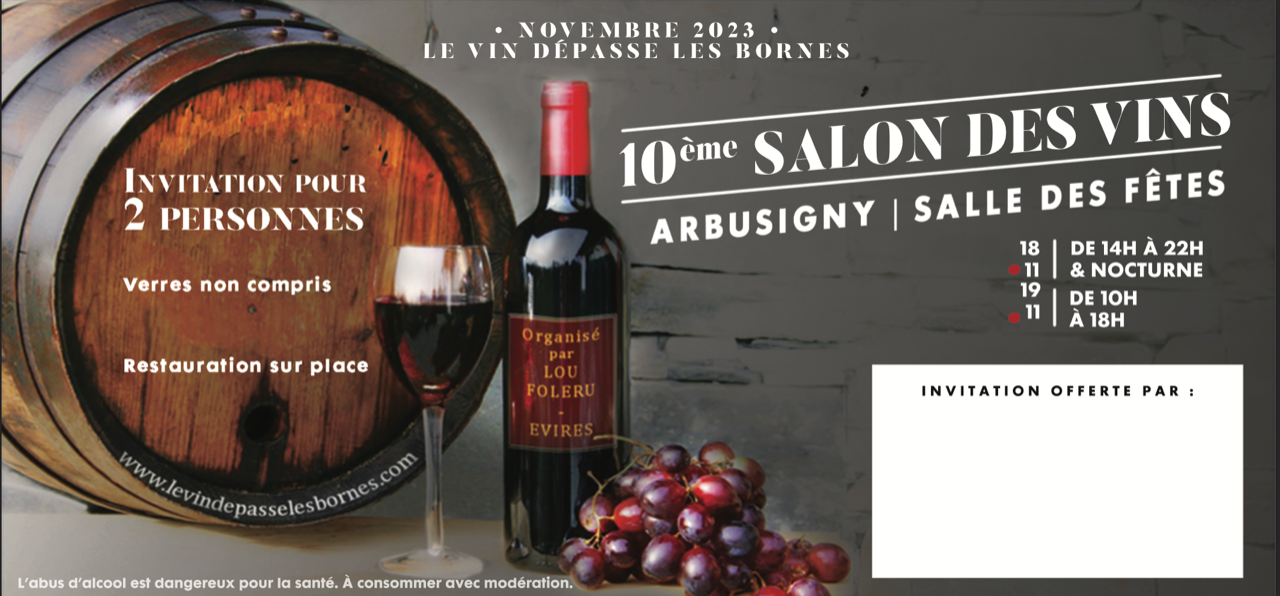 Salon Arbusigny le 18 et 19 Novembre 2023